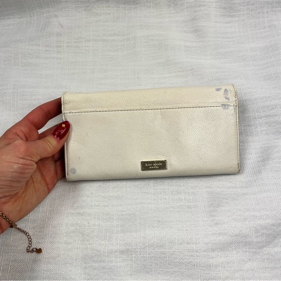Kate Spade Leather Bow Wallet / Wrislet - Picture 8 of 14